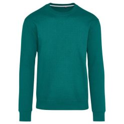 Bluza Unisex Dla Dorosłych Z Bawełny Ringspun Bez Metki. Zielone bluzy nierozpinane męskie SG, m, bez wzorów, z bawełny, bez ramiączek, bez kaptura. Za 92.99 zł.