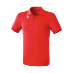 Polo Erima Fonctionnel. Czerwone koszulki polo męskie Erima, s, bez wzorów, sportowe, bez kołnierzyka, bez ramiączek. Za 157.40 zł.
