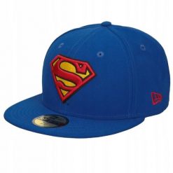 Czapka Z Daszkiem Superman. Niebieskie czapki męskie New Era, bez wzorów, sportowe. Za 197.99 zł.
