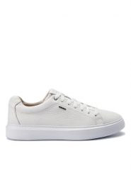 Geox Sneakersy U Deiven B U845WB 000T0 C1000 Biały. Białe buty sportowe na co dzień męskie Geox, m, bez wzorów, ze skóry, bez ramiączek, bez kaptura. Za 449.99 zł.