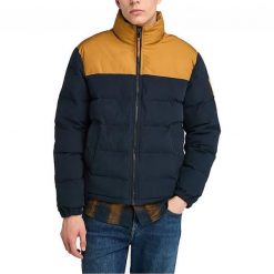 Kurtka TIMBERLAND WELCH MOUNTAIN DURABLE Niebieski. Niebieskie kurtki męskie Timberland, m, bez wzorów, z tkaniny, bez ramiączek, bez kaptura. Za 767.99 zł.