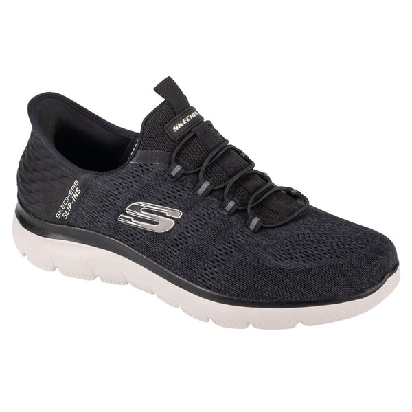 Buty sportowe Sneakersy męskie, Slip-Ins: Summits - Key Pace. Czarne buty sportowe na co dzień męskie Skechers, m, bez wzorów, casualowe, bez ramiączek, bez kaptura, trekkingowe. Za 349.99 zł.