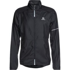 Salomon AGILE WIND Kurtka do biegania black. Czarne kurtki treningowe męskie Salomon, z materiału. Za 349.00 zł.