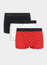 PAKO LORENTE – Bokserki męskie P21WF-GX-004-X zestaw 3 szt. Białe bokserki męskie Pako Lorente, m, bez wzorów, z bawełny. Za 69.99 zł.