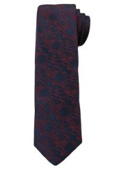 Męski Krawat w Oryginalny Wzór- PAISLEY - 6 cm - Angelo di Monti, Granatowo-Różowy. Czerwone krawaty i muchy męskie Angelo di Monti, bez wzorów. Za 45.00 zł.