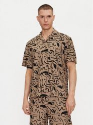 Only & Sons Koszula Kari 22033511 Beżowy Relaxed Fit. Brązowe koszule męskie Only & Sons, m, bez wzorów, z syntetyku, bez kołnierzyka, bez ramiączek. Za 79.99 zł.