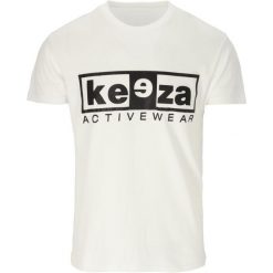 Koszulka sportowa męska KEEZA bawełniana. Białe t-shirty sportowe męskie KEEZA, m, bez wzorów, z bawełny, sportowe, bez ramiączek. Za 26.00 zł.