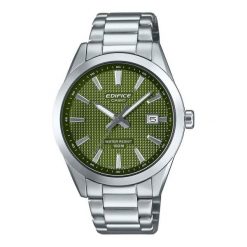 Zegarek Męski CASIO EFV-160D-3AVEF Srebrzysty. Szare zegarki męskie Casio. W wyprzedaży za 533.75 zł.