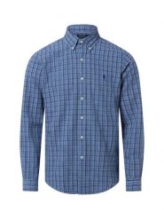 Polo Ralph Lauren Męska koszula casualowa - Custom Fit Mężczyźni Modern Fit Bawełna niebieski w kratkę, XL. Niebieskie koszule męskie Polo Ralph Lauren, m, bez wzorów, z bawełny, bez kołnierzyka, bez ramiączek. Za 769.95 zł.