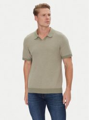 Jack & Jones Polo Ceaston 12273012 Zielony Regular Fit. Zielone koszulki polo męskie Jack & Jones, m, bez wzorów, z bawełny, bez kołnierzyka, bez ramiączek. Za 129.99 zł.