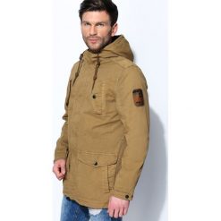 Khaki Kurtka Just Before. Brązowe kurtki męskie Born2be, z długim rękawem. Za 119.99 zł.