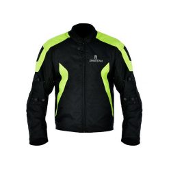 Kurtka turystyczna OXFORD SPARTAN SHORT kolor czarny/fluorescencyjny, rozmiar XS. Czarne kurtki męskie marki OXFORD, bez wzorów, bez ramiączek. Za 329.00 zł.