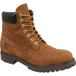 Timberland 6 Premium Boot A19TC 43,5 Brązowe. Brązowe buty trekkingowe męskie Timberland, bez wzorów, z nubiku, bez zapięcia. W wyprzedaży za 599.99 zł.