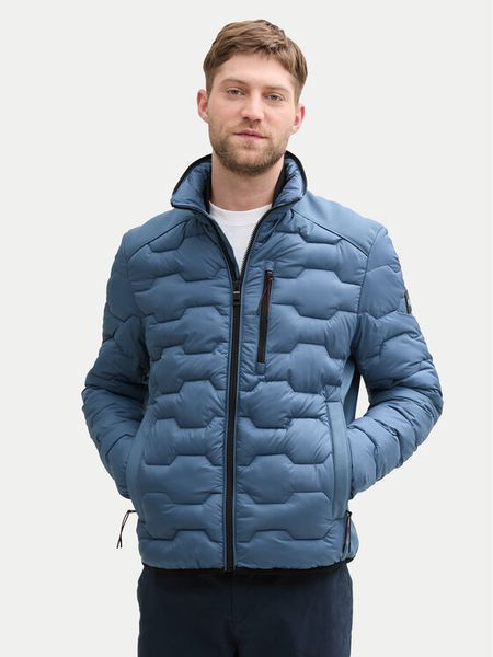 Tom Tailor Kurtka przejściowa 1044089 Niebieski Regular Fit. Niebieskie kurtki męskie Tom Tailor, m, bez wzorów, z syntetyku, bez ramiączek, bez kaptura. Za 269.99 zł.