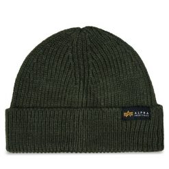 Czapka Alpha Industries. Zielone czapki męskie Alpha Industries, na zimę, bez wzorów. Za 119.99 zł.