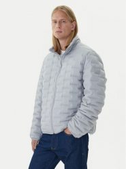 Calvin Klein Kurtka puchowa LV04LD520G Szary Regular Fit. Szare kurtki męskie Calvin Klein, m, bez wzorów, z puchu, bez ramiączek, bez kaptura. Za 989.99 zł.