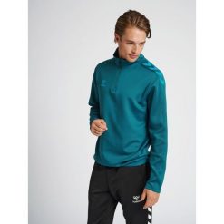 Bluza do piłki ręcznej dla dorosłych Hummel hml CORE XK. Niebieskie bluzy nierozpinane męskie HUMMEL, l, bez wzorów, sportowe, bez ramiączek, bez kaptura. Za 204.00 zł.