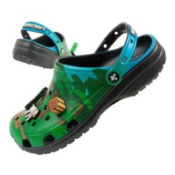 Klapki Crocs Class Minecraft M 210829-90H wielokolorowe. Klapki i japonki męskie bez wzorów. W wyprzedaży za 373.21 zł.
