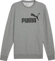 Bluza męska Puma ESS No.1 Logo Crew TR szara 682560 03 XL. Szare bluzy nierozpinane męskie Puma, m, bez wzorów, bez ramiączek, bez kaptura. Za 240.50 zł.