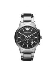 Emporio Armani Zegarek AR2434 Srebrny. Szare zegarki męskie Emporio Armani, srebrne. Za 1,439.00 zł.