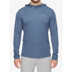 Bluza z kapturem Columbia Zero Rules Lite Hoodie. Niebieskie bluzy z kapturem męskie Columbia, bez wzorów, z kapturem. Za 218.39 zł.