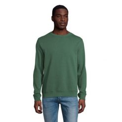 Bluza Kometa Unisex Dla Dorosłych. Zielone bluzy nierozpinane męskie SOL'S, m, bez wzorów, bez ramiączek, bez kaptura. Za 111.99 zł.