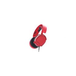 Słuchawki STEELSERIES Arctis 3 Solar Red. Czerwone słuchawki dla graczy STEELSERIES. Za 399.00 zł.