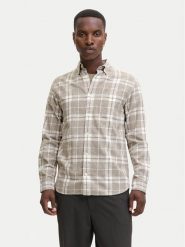 Jack & Jones Koszula Blubrook 12282354 Beżowy Regular Fit. Brązowe koszule męskie Jack & Jones, m, bez wzorów, z bawełny, bez kołnierzyka, bez ramiączek. Za 179.99 zł.