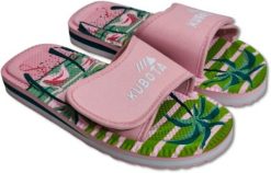 Piankowe klapki Kubota - Rzep Rozmiar 37 - Flamingi. Klapki i japonki męskie Kubota, bez wzorów. Za 49.99 zł.