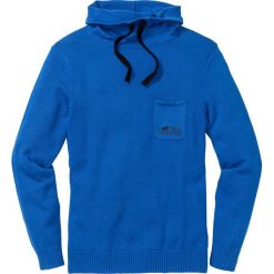 Sweter z szalowym kołnierzem Regular Fit bonprix lazurowy. Swetry męskie marki bonprix. Za 49.99 zł.