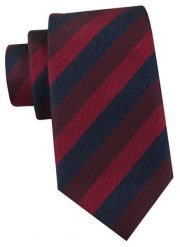 Krawat Męski - Angelo di Monti - Granat, Ciemna Czerwień, Pasy. Czerwone krawaty i muchy męskie Angelo di Monti, bez wzorów, z tkaniny, eleganckie. Za 45.00 zł.