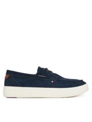 Tommy Hilfiger Półbuty Modern Light Hybrid Suede Boat S FM0FM05352 Granatowy. Niebieskie codzienne półbuty męskie Tommy Hilfiger, bez wzorów, ze skóry, bez obcasa, bez zapięcia. Za 569.99 zł.