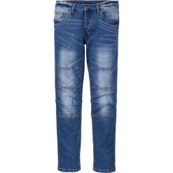 Dżinsy ze stretchem Skinny Fit Straight bonprix niebieski "stone used". Jeansy męskie marki bonprix. Za 59.99 zł.