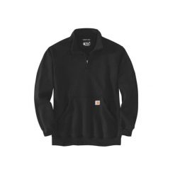 Bluza sportowa męska Carhartt Midweight Quarter-Zip Mock-Neck. Czarne bluzy bez kaptura męskie Carhartt, m, bez wzorów, bez kaptura. Za 299.00 zł.