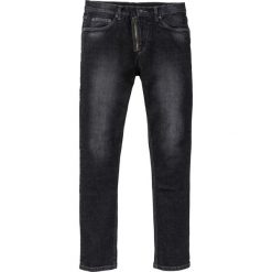 Dżinsy Skinny Fit Straight bonprix czarny denim "used". Jeansy męskie marki bonprix. Za 49.99 zł.