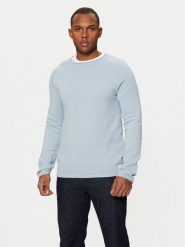 Jack & Jones Sweter 12157321 Błękitny Regular Fit. Niebieskie kardigany męskie Jack & Jones, m, bez wzorów, z bawełny, bez ramiączek. Za 119.99 zł.