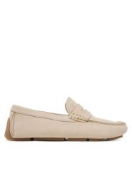 Calvin Klein Mokasyny Driver Penny Nu HM0HM01866 Beżowy. Brązowe mokasyny męskie Calvin Klein, ze skóry, bez zapięcia. Za 529.99 zł.