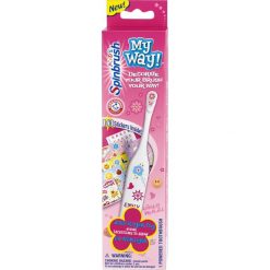 Szczoteczka elektryczna Spinbrush My Way Girl (8571006753). Różowe szczoteczki elektryczne Spinbrush. Za 24.46 zł.