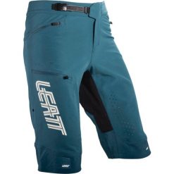 Spodenki rowerowe LEATT Shorts MTB Gravity 4.0. Niebieskie szorty sportowe męskie LEATT, bez wzorów, sportowe. W wyprzedaży za 584.10 zł.