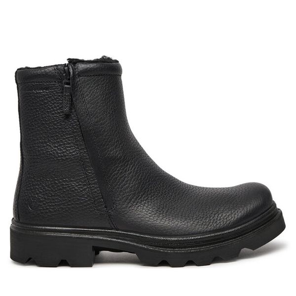 Botki ECCO. Czarne sztyblety męskie ecco, bez obcasa, bez zapięcia. Za 659.99 zł.