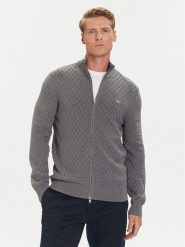 Gant Kardigan 8030263 Szary Regular Fit. Szare kardigany męskie Gant, m, bez wzorów, z bawełny, bez ramiączek. Za 579.99 zł.