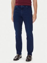 Tommy Hilfiger Jeansy Denton MW0MW39662 Granatowy Straight Fit. Niebieskie jeansy męskie Tommy Hilfiger, bez wzorów, z bawełny. Za 479.99 zł.