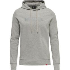 Bluza z kapturem Hummel Legacy Logo Plus. Szare bluzy nierozpinane męskie HUMMEL, xl, bez wzorów, z kapturem. Za 203.50 zł.