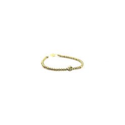 Bransoletka Męska Hematyt czaszka złoto. Biżuteria dla mężczyzn marki Brazi druse jewelry. Za 140.00 zł.