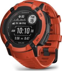 Zegarek sportowy Garmin Instinct 2X Solar Czerwony (010-02805-01). Czerwone zegarki sportowe Garmin. Za 1,479.99 zł.