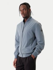 Guess Kurtka bomber M6RL09 WJ362 Zielony Regular Fit. Zielone kurtki męskie Guess, l, z aplikacjami, z syntetyku, bez ramiączek, bez kaptura. Za 699.99 zł.