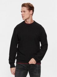 Hugo Sweter Sonderson 50500007 Czarny Regular Fit. Czarne kardigany męskie Hugo, m, bez wzorów, z bawełny, bez ramiączek. Za 529.99 zł.