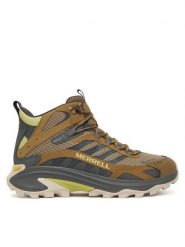 Merrell Trekkingi Moab Speed 2 Mid GORE-TEX J038339 Brązowy. Brązowe buty trekkingowe męskie Merrell, bez wzorów, z gore-texu, bez zapięcia, trekkingowe, gore-tex. Za 849.99 zł.