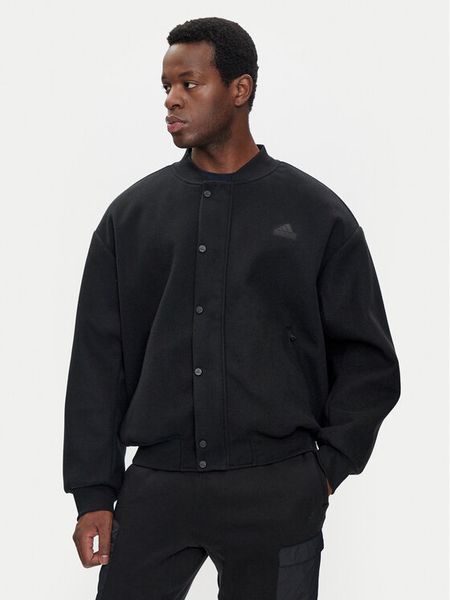 Adidas Kurtka bomber Brand Love IW3550 Czarny Loose Fit. Czarne kurtki męskie ADIDAS, m, bez wzorów, z syntetyku, bez ramiączek, bez kaptura. Za 439.99 zł.