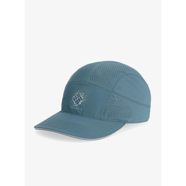 Czapka z daszkiem Columbia Speed Trail Ball Cap - everblue/gem splatter. Niebieskie czapki męskie Columbia, bez wzorów, sportowe. Za 141.69 zł.